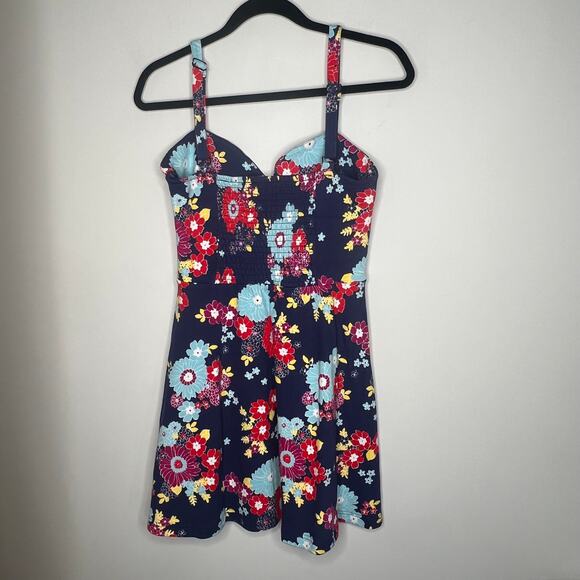 Modcloth Navy Floral Mini Dress - Picture 4 of 6